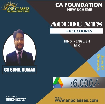 CA foundation account sunil kumar